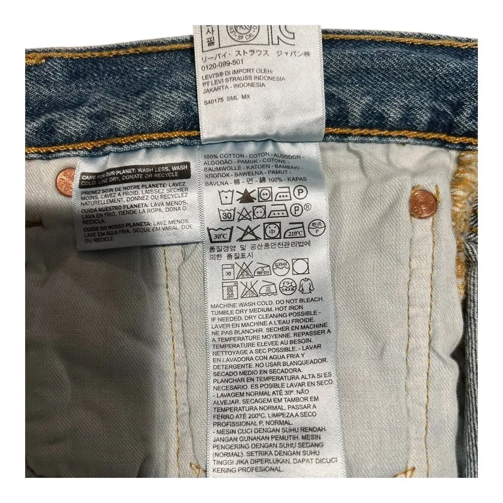 New Levi's 501 Men's‎ Original Fit Straight Leg Jeans Button Fly 501-0193